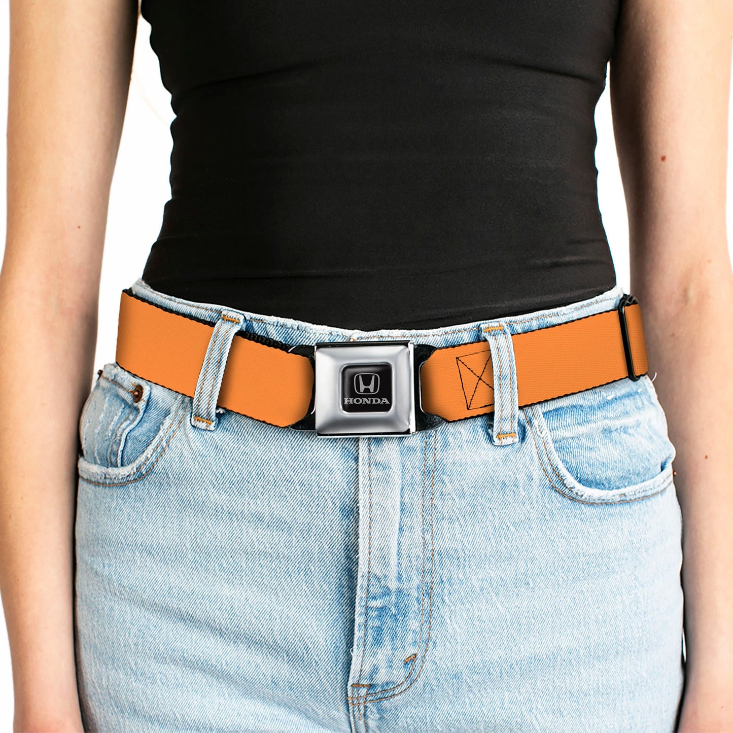Honda Seatbelt Belt - Orange Webbing