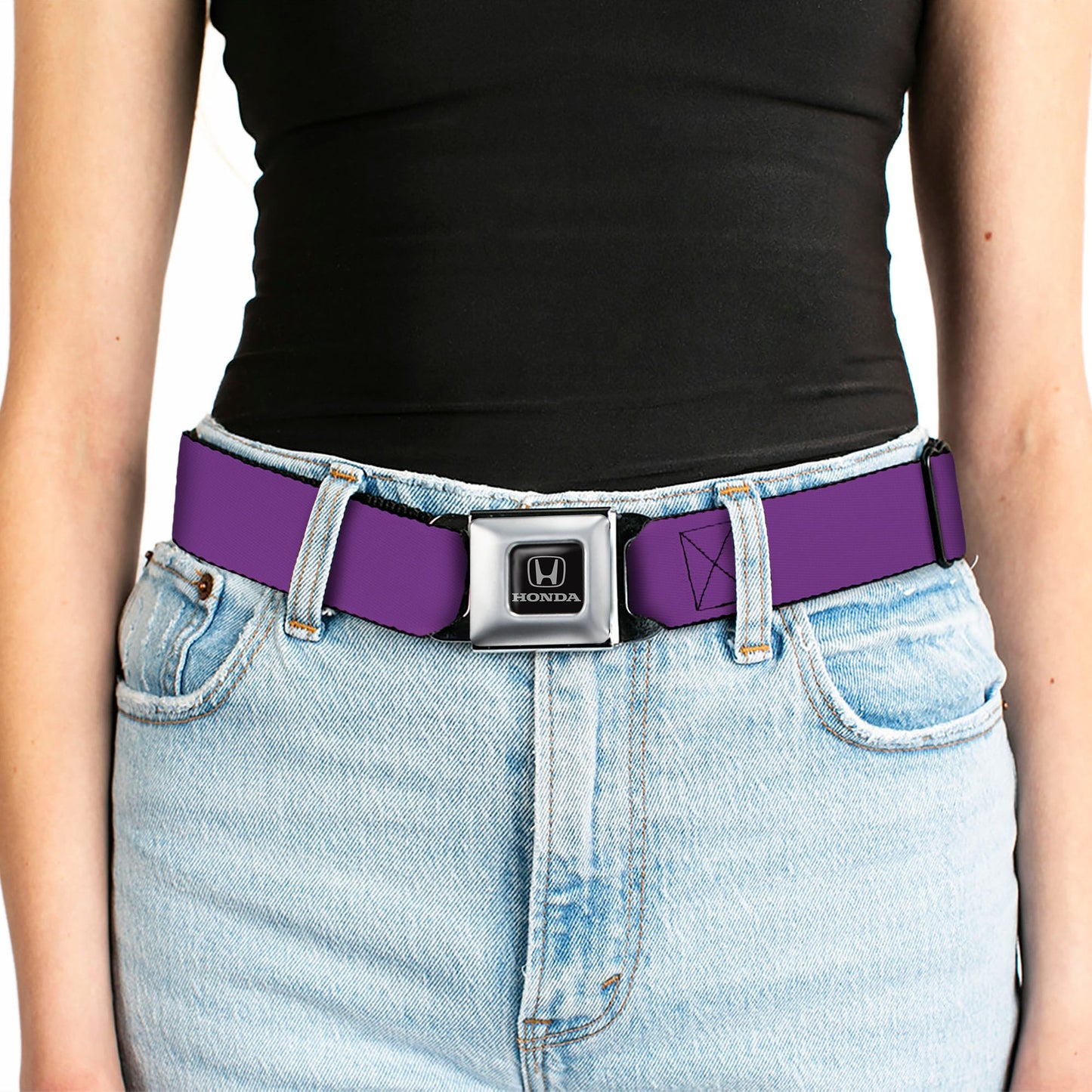 Honda Seatbelt Belt - Purple Webbing