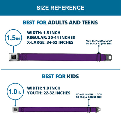 Honda Seatbelt Belt - Purple Webbing