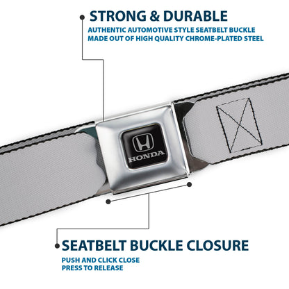 Honda Seatbelt Belt - Silver Webbing