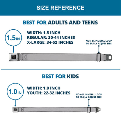 Honda Seatbelt Belt - Silver Webbing