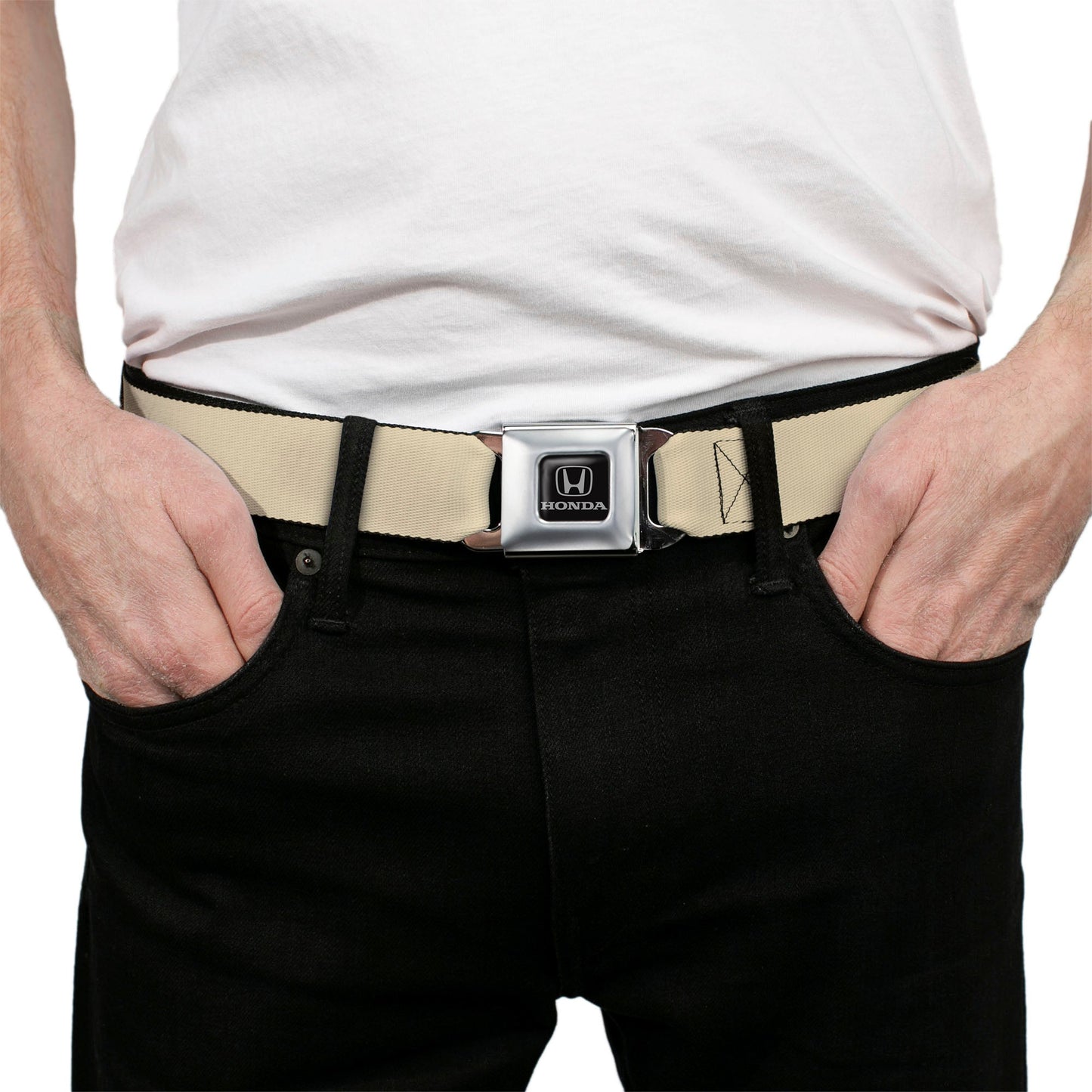 Honda Seatbelt Belt - Tan Webbing