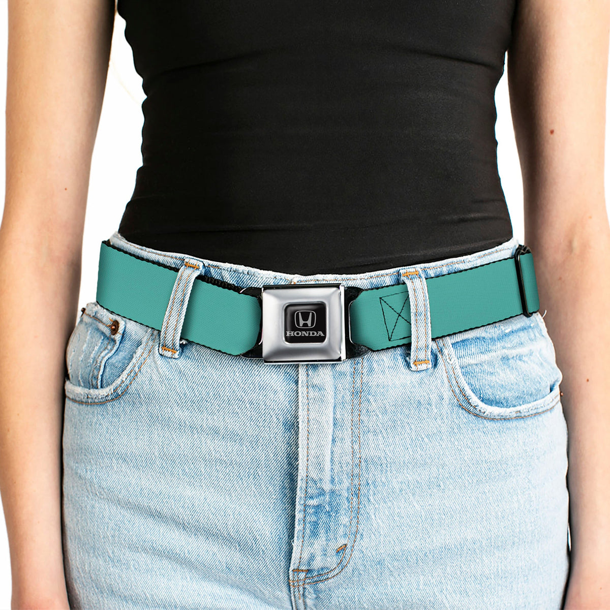 Honda Seatbelt Belt - Teal Webbing