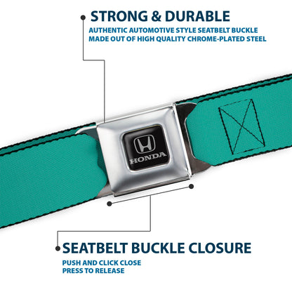 Honda Seatbelt Belt - Teal Webbing