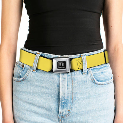 Honda Seatbelt Belt - Yellow Webbing
