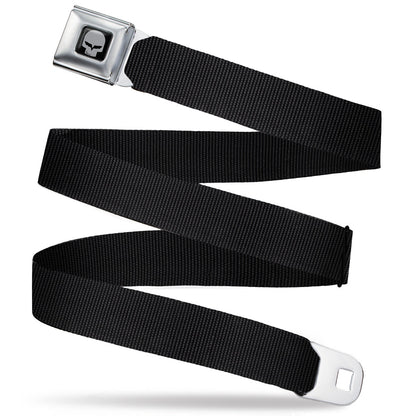 C6R Jake Skull Seatbelt Belt - Black Webbing