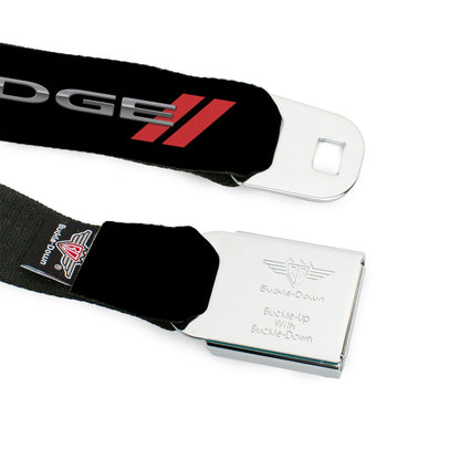 Dodge Red Rhombus Full Color Seatbelt Belt - Dodge Red Rhombus REPEAT Webbing