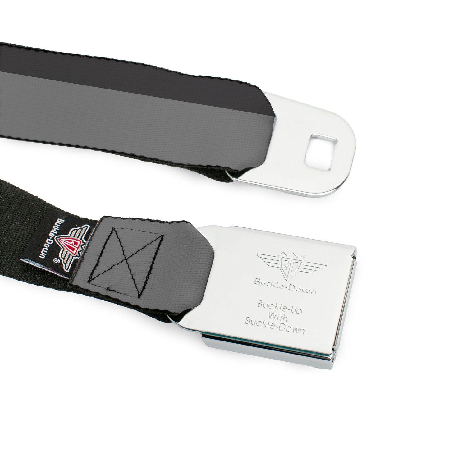 Toyota Gazoo Racing GR Logo Full Color Black/White/Red Seatbelt Belt - TOYOTA GAZOO RACING GR Logo and Text Grays/Black/White Webbing