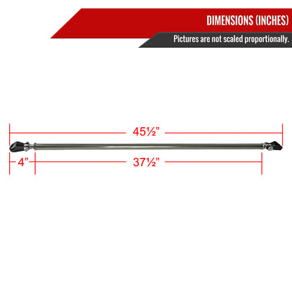 1992-2001 Honda Civic/ Acura Integra T-6061 Aluminum Rear Lower Strut Bar