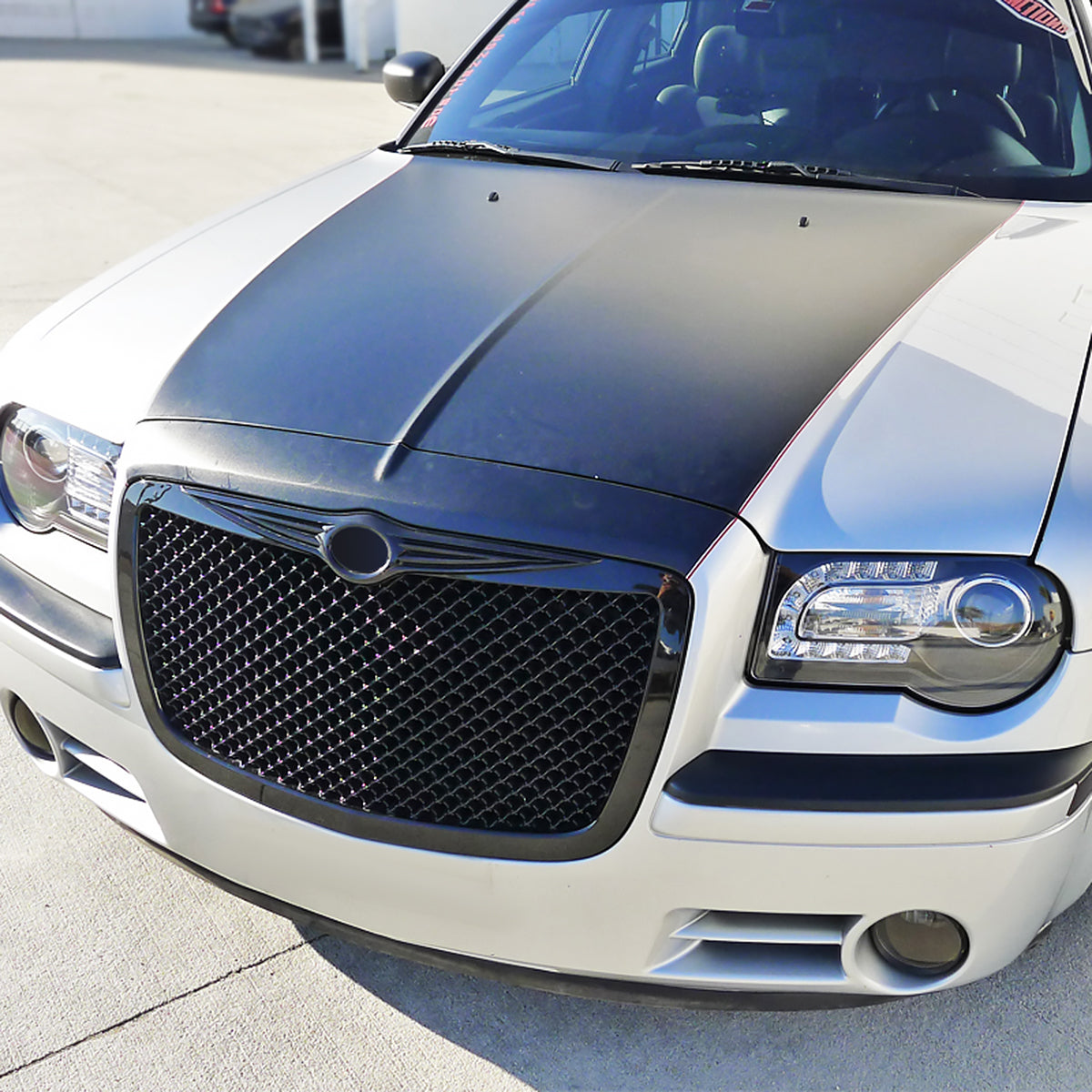 2005-2010 Chrysler 300 / 300C Glossy Black ABS Mesh Grille