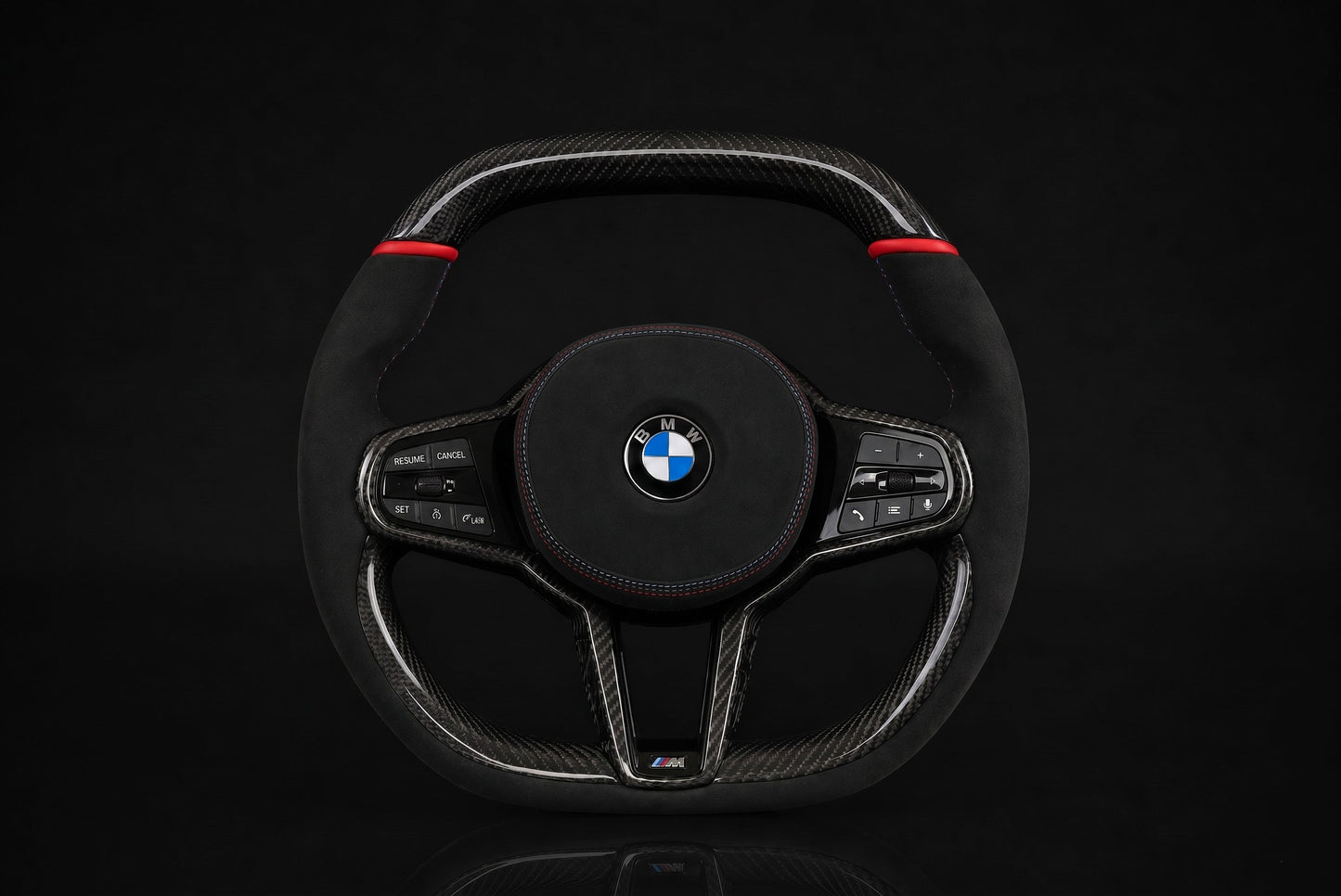 BMW G80 G82 G87 Carbon Fiber Steering Wheel | Alcantara Flat Bottom | M2 M3 M4 SuperNova