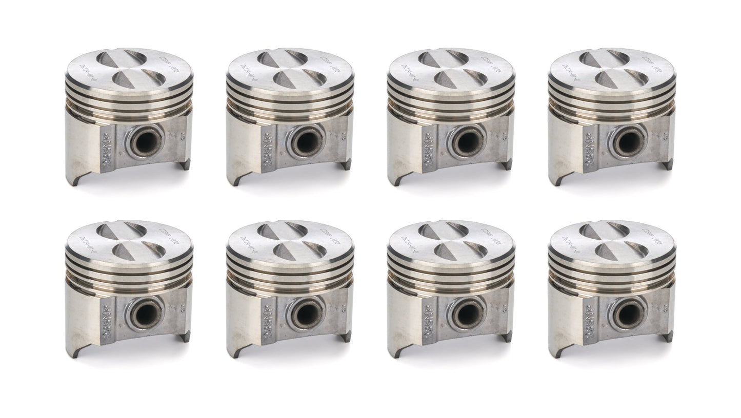 8 PK SET CAST PISTONS
