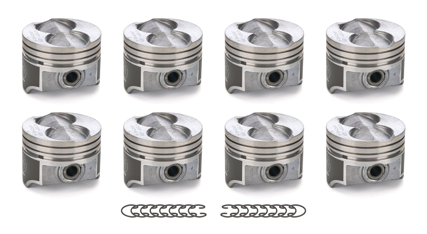 8 PK SET CAST PISTONS