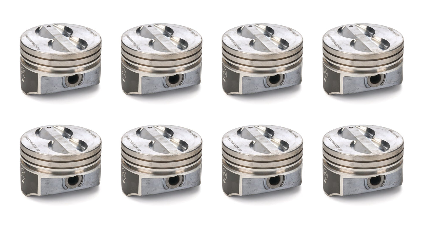 8 PK SET CAST PISTONS