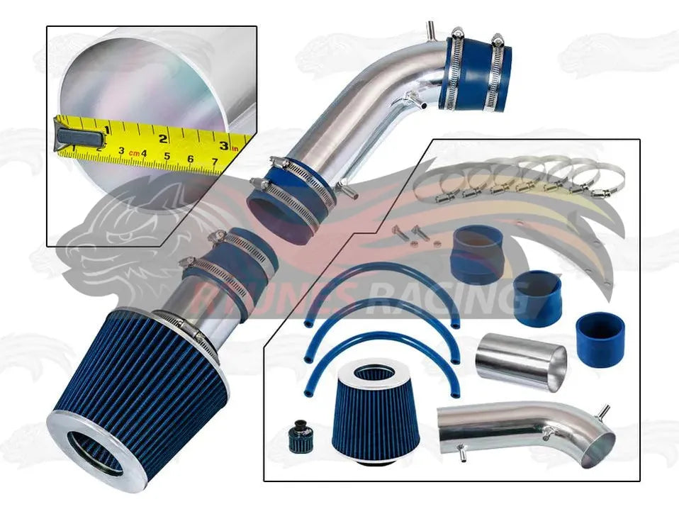 Short Ram Air Intake Kit For 1996-1998 Toyota 4Runner, 1995-1998 T100, Tacoma 3.4L V6 | Rtunes Racing | SI-TY-13BL