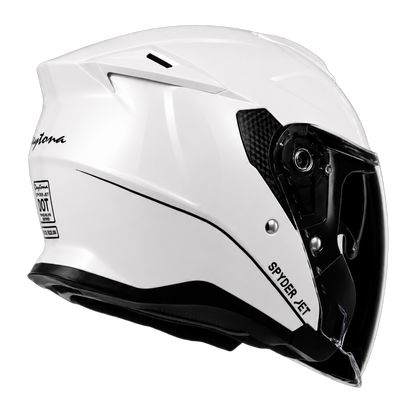 D.O.T. & ECE Daytona Spyder Jet- Hi-Gloss White