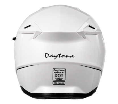 D.O.T. & ECE Daytona Spyder Jet- Hi-Gloss White