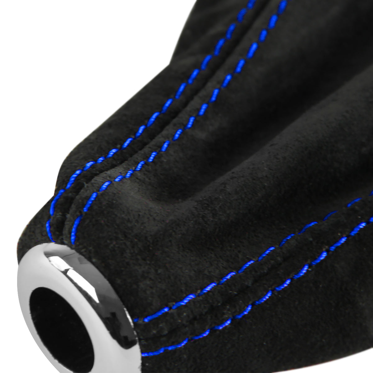 1992-2001 Honda Civic/Del Sol Acura Integra Black Suede JDM Manual Shift Boot w/ Blue Stitching