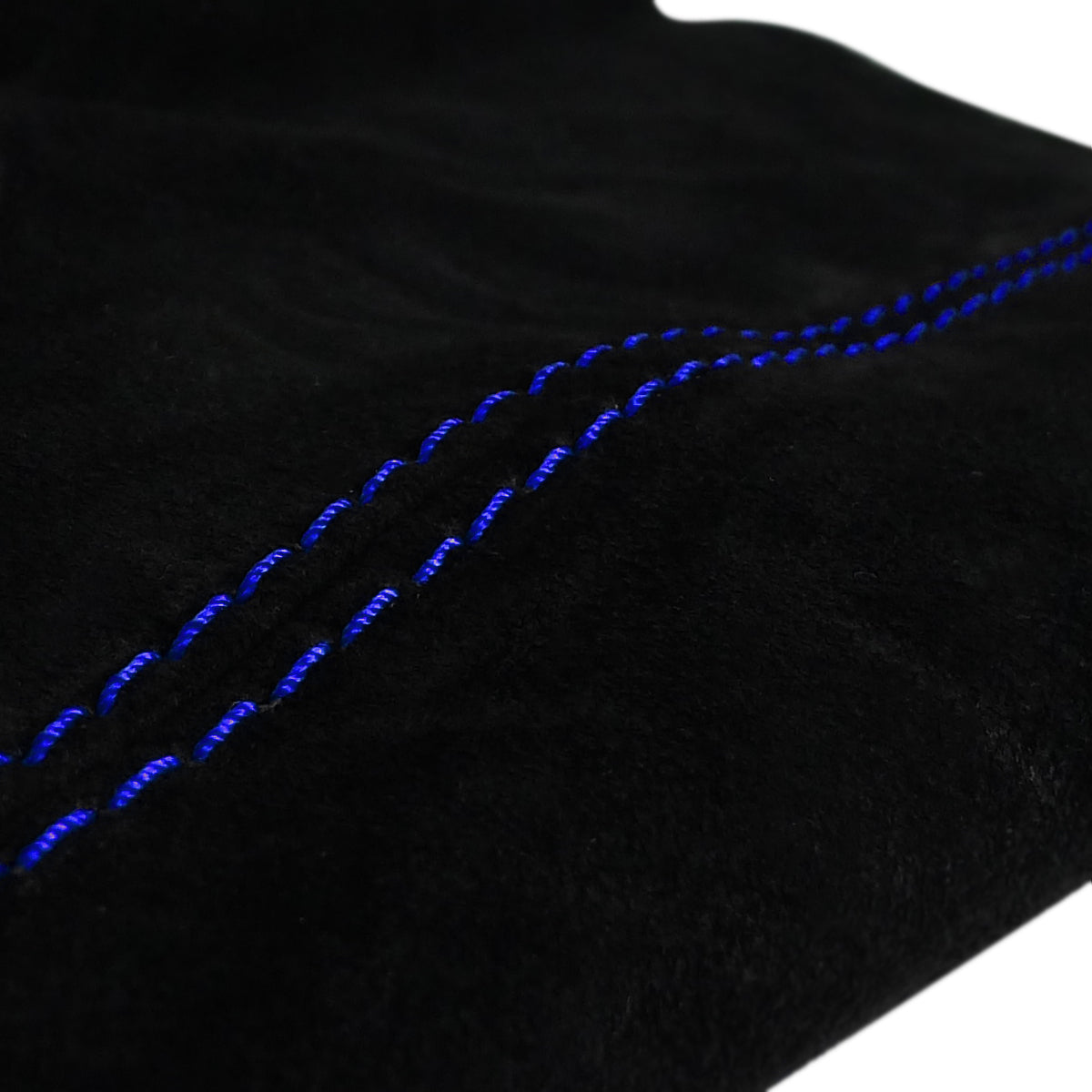 1992-2001 Honda Civic/Del Sol Acura Integra Black Suede JDM Manual Shift Boot w/ Blue Stitching