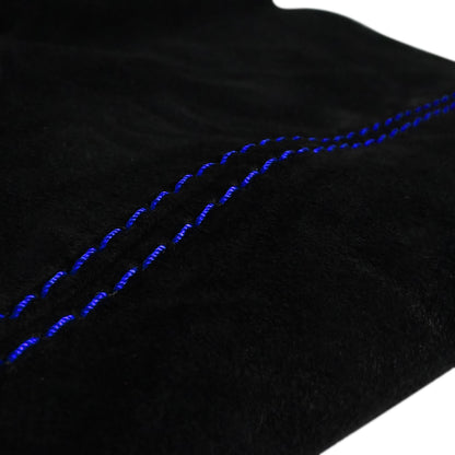 1992-2001 Honda Civic/Del Sol Acura Integra Black Suede JDM Manual Shift Boot w/ Blue Stitching