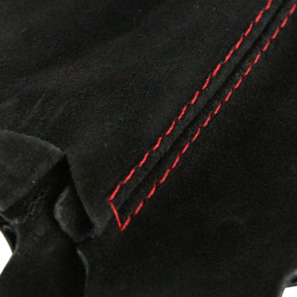 1992-2001 Honda Civic/Del Sol Acura Integra Black Suede JDM Manual Shift Boot w/ Red Stitching