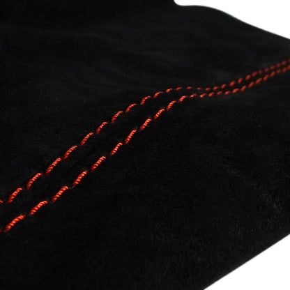 1992-2001 Honda Civic/Del Sol Acura Integra Black Suede JDM Manual Shift Boot w/ Red Stitching