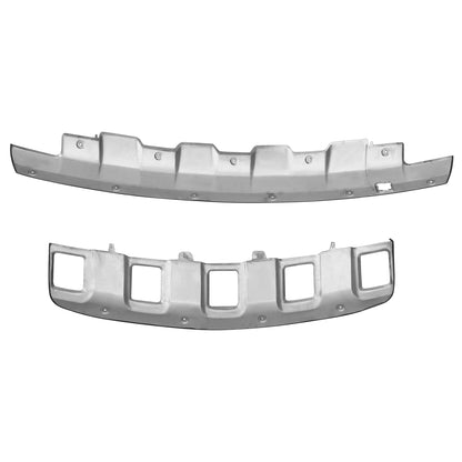 2006-2008 Mercedes Benz W164 ML350 Front & Rear Chrome Stainless Steel Skid Plate Kit