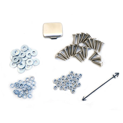 2006-2008 Mercedes Benz W164 ML350 Front & Rear Chrome Stainless Steel Skid Plate Kit