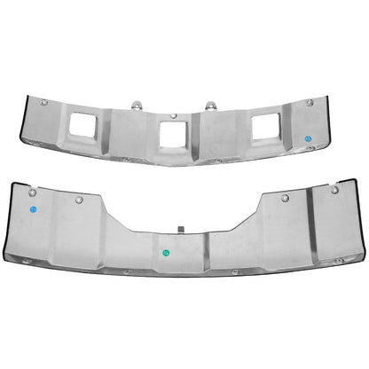 2007-2009 Mercedes Benz X164 GL320/GL350/GL450 Front & Rear Chrome Stainless Steel Skid Plate Kit