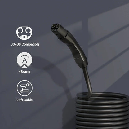 IYILO Pro EV Charger level 2 NACS(J3400)Hardwired with energy meter - 48A