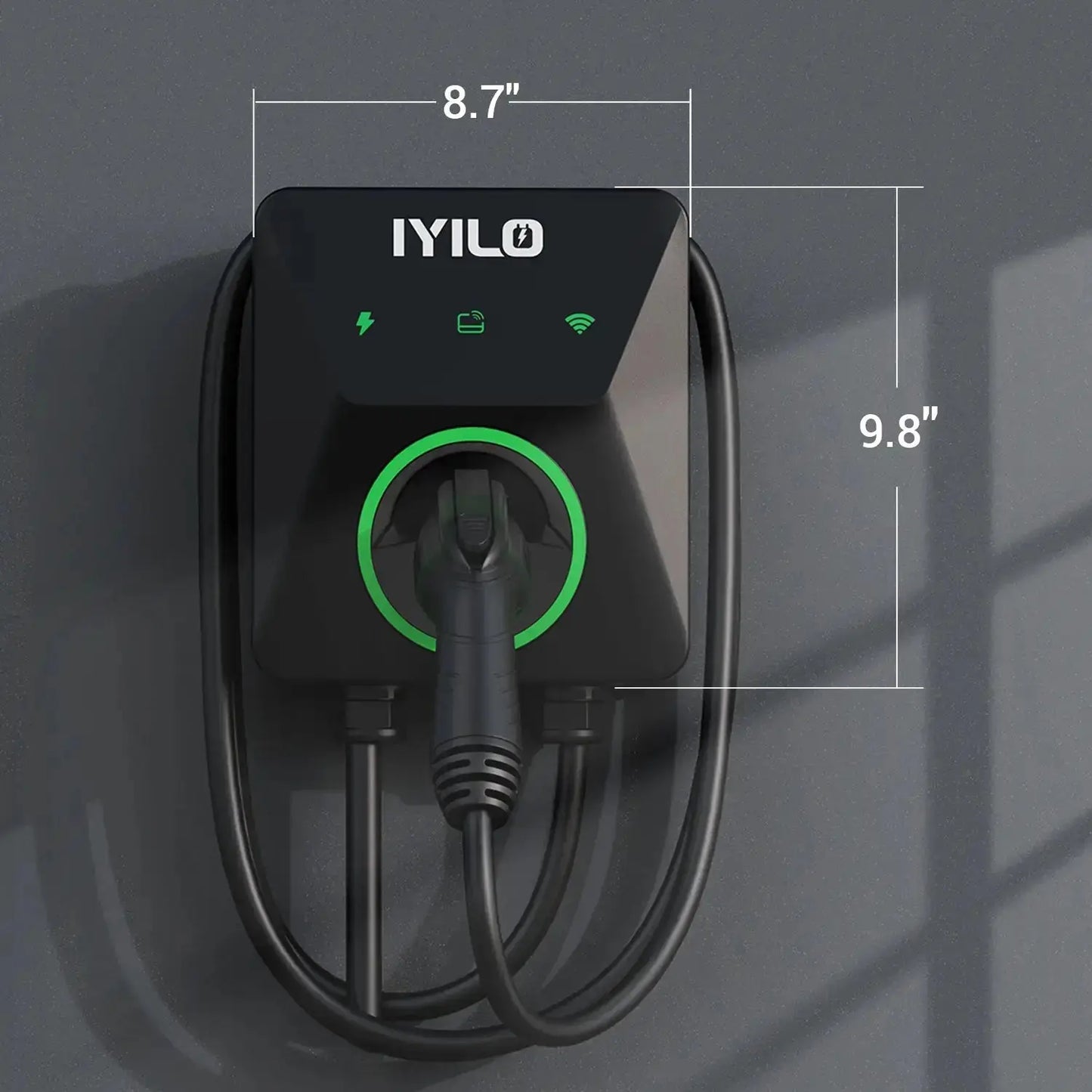 IYILO Pro Level 2 EV Charger J1772 Hardwired with energy meter - 48A