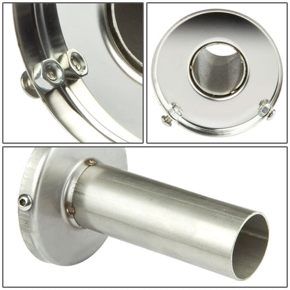 4" Round Burnt Muffler Silencer