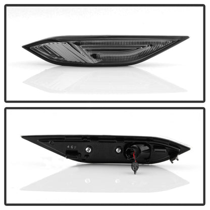 SPYDER xTune 11-14 Porsche Cayenne 958 Side Marker Lights - Smoke (SML-ON-PCAY11-LED-SM) 9038723