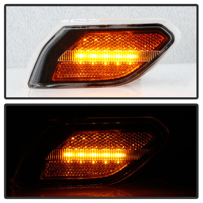 Spyder Jeep Wrangler 19-20 LED Side Marker Lights - Black (SML-YD-JW19-LED-BK) 5087836