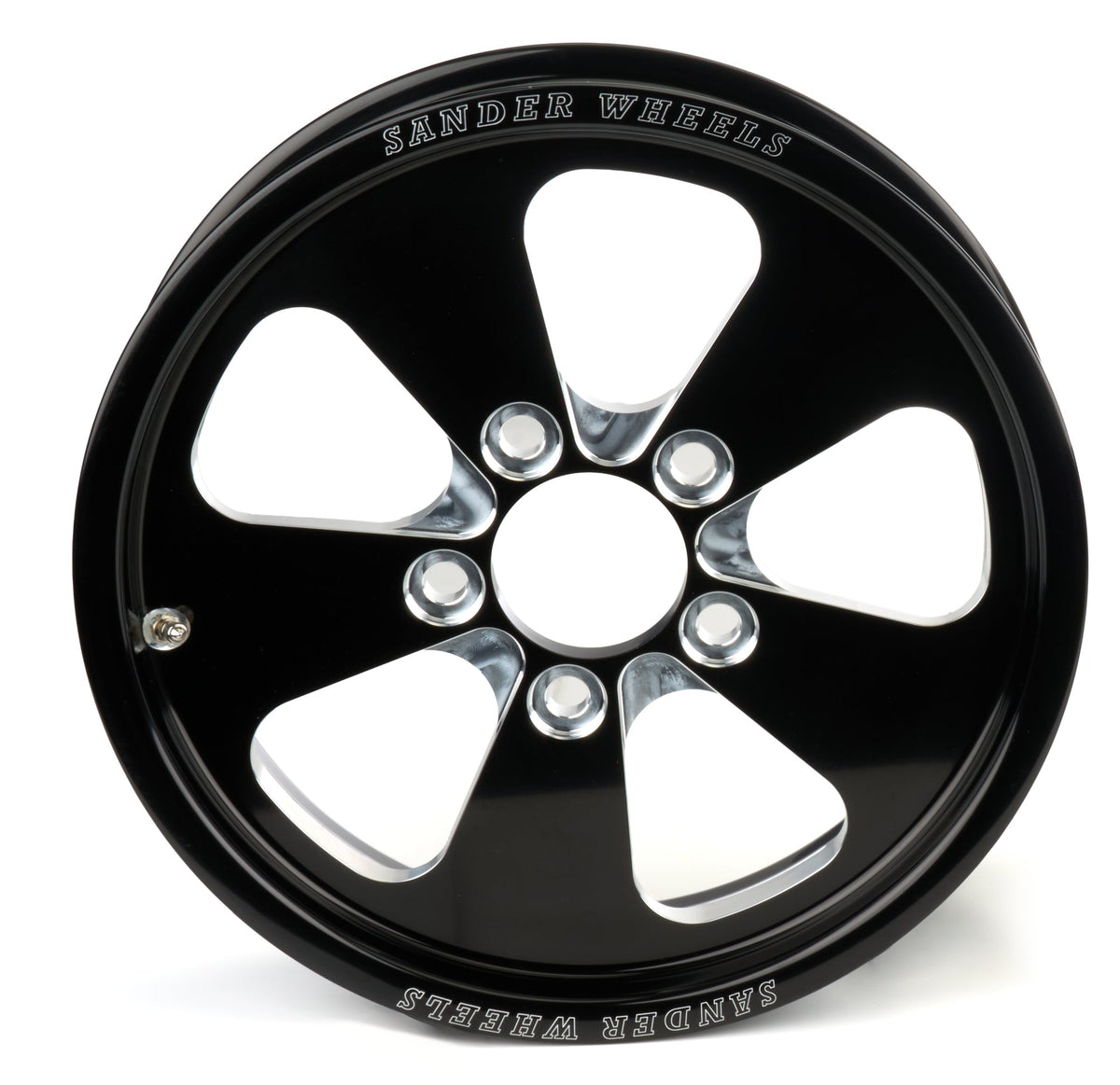 740 SERIES 15X3.5X2.2 FR GD 5 SPOKE 5X4.75 BLK &