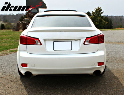 2006-2013 Lexus IS250 IS350 Sedan SP Style Black Trunk Spoiler Wing PU