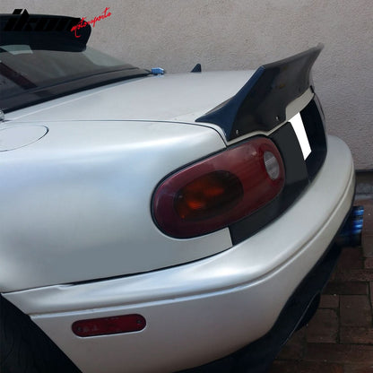 1990-1997 Mazda Miata RB Rocket Style Add-on Black Trunk Spoiler PU