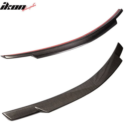 2008-2014 Benz C-Class W204 Sedan V Style Carbon Fiber Trunk Spoiler
