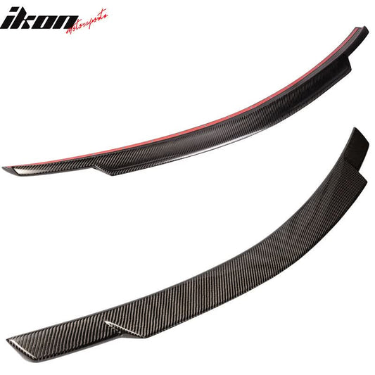 2008-2014 Benz C-Class W204 Sedan V Style Carbon Fiber Trunk Spoiler