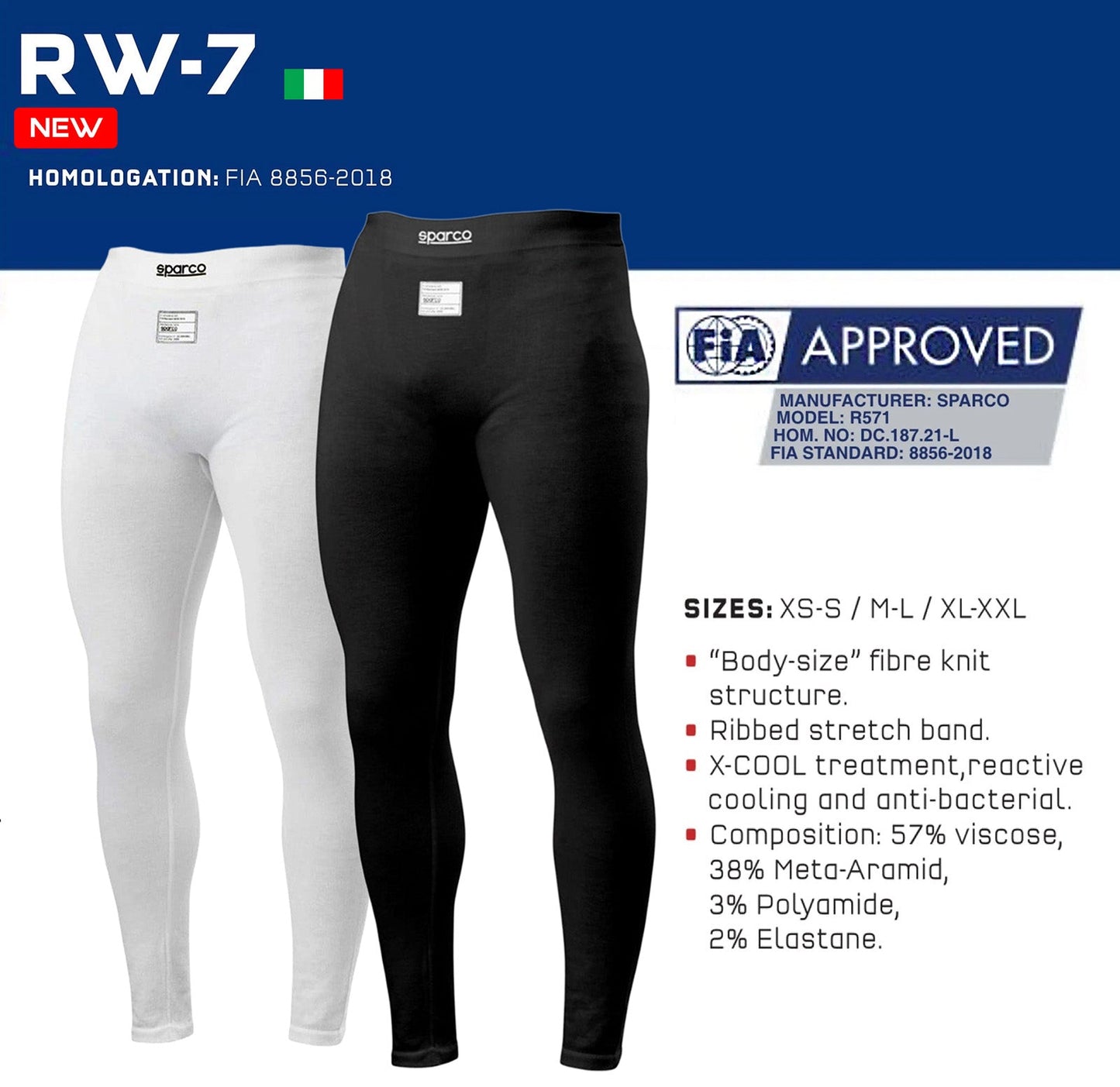 Sparco RW-7 Nomex Pants