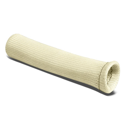 6" Spark Plug Heat Wrap Blanket - Titanium/Silicone/Lava Rock - White