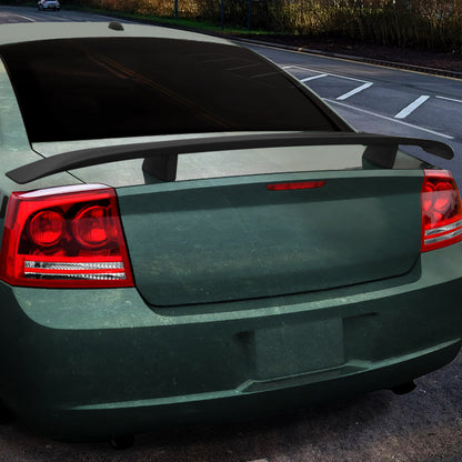 2006-2010 Dodge Charger Black ABS R/T Daytona OE Style Rear Spoiler Wing