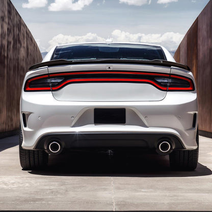 2015-2021 Dodge Charger Glossy Black ABS Hellcat Style Rear Spoiler