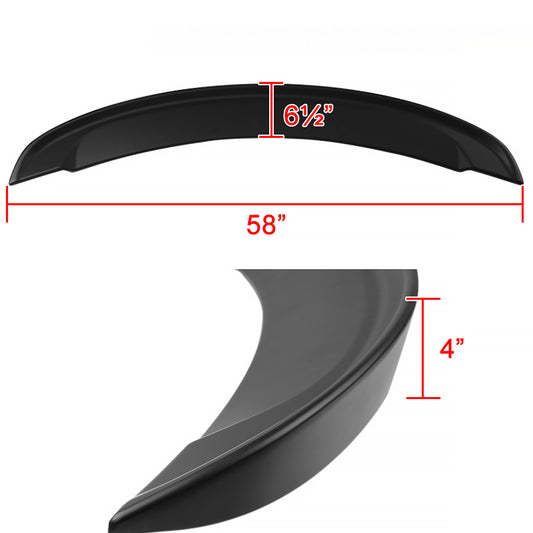 2014-2015 Chevrolet Camaro Black ABS Z28 Style Rear Spoiler