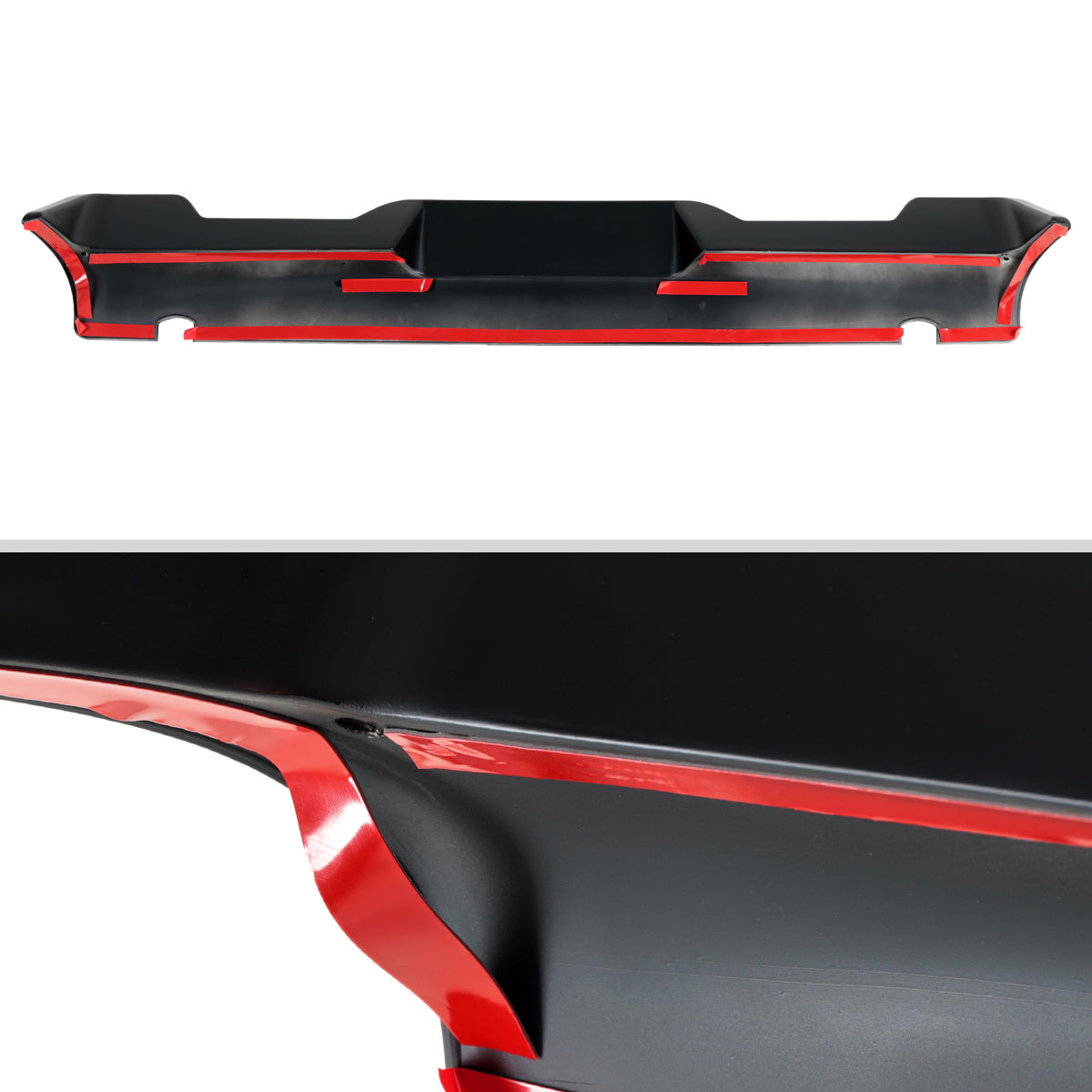 2015-2020 Ford F-150 1PC Rear Roof Matte Black Truck Spoiler Wing