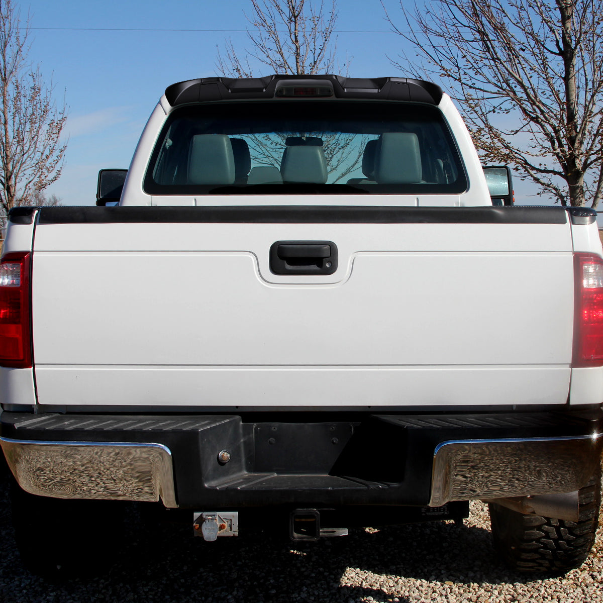 2011-2016 Ford F-250/F-350/F-450 1PC Rear Roof Matte Black Truck Spoiler Wing Kit