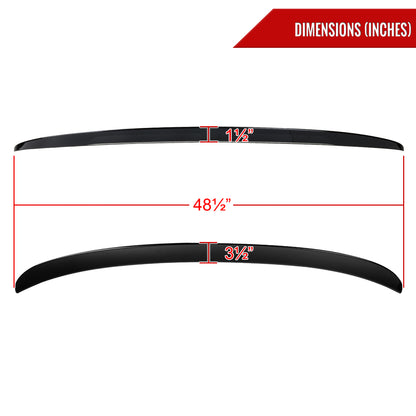 2012-2019 BMW F30 3 Series Sedan Glossy Black M Perfromance Aesthetic ABS Rear Trunk Spoiler