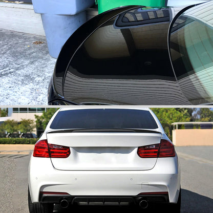 2012-2019 BMW F30 3 Series Sedan Glossy Black M Perfromance Aesthetic ABS Rear Trunk Spoiler