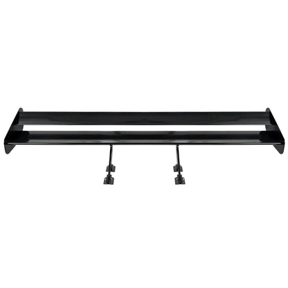 Universal Black CNC Aluminum 52" Double Deck Adjustable Trunk Spoiler Wing