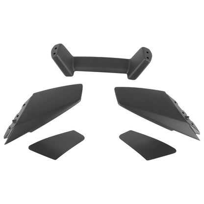 2015-2022 Ford Mustang Matte Black GT500 Style Rear Trunk Spoiler Kit